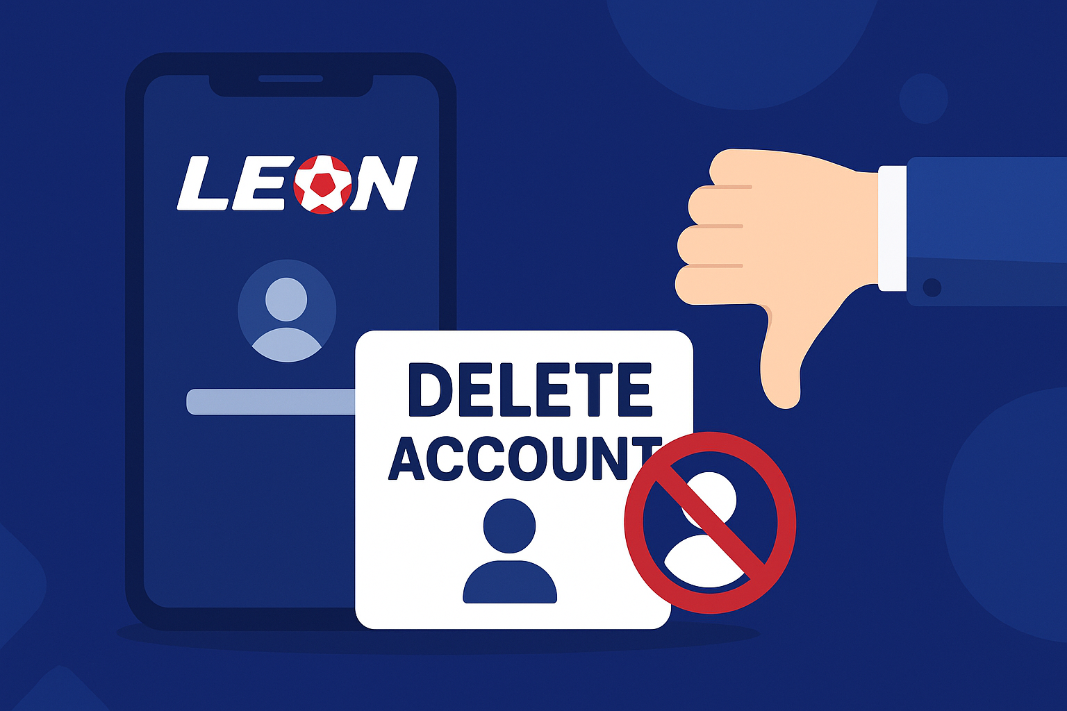 Как удалить аккаунт в БК Леон: пошагово разобраться и удалить свой аккаунт