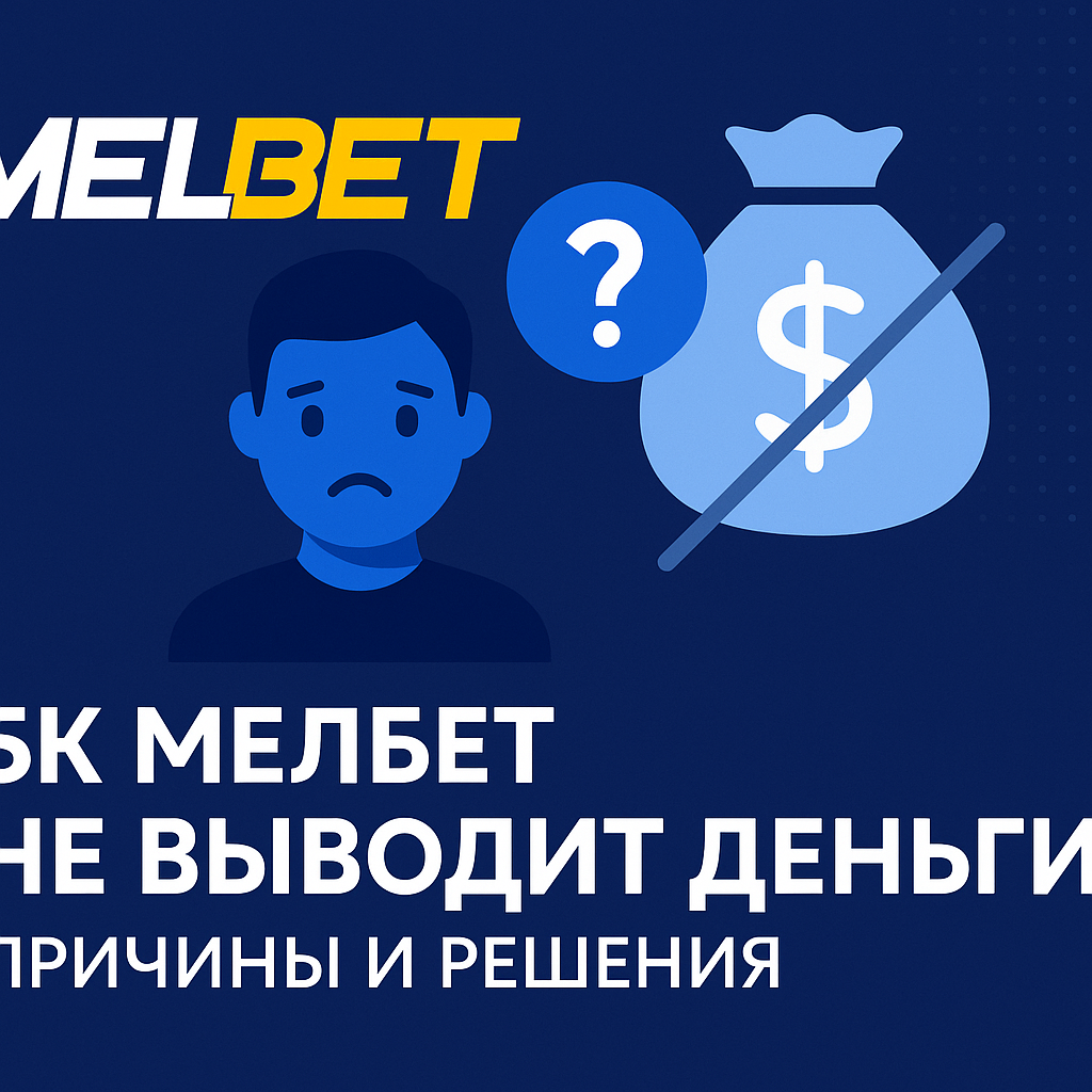 БК Мелбет не выводит деньги: причины и решения
