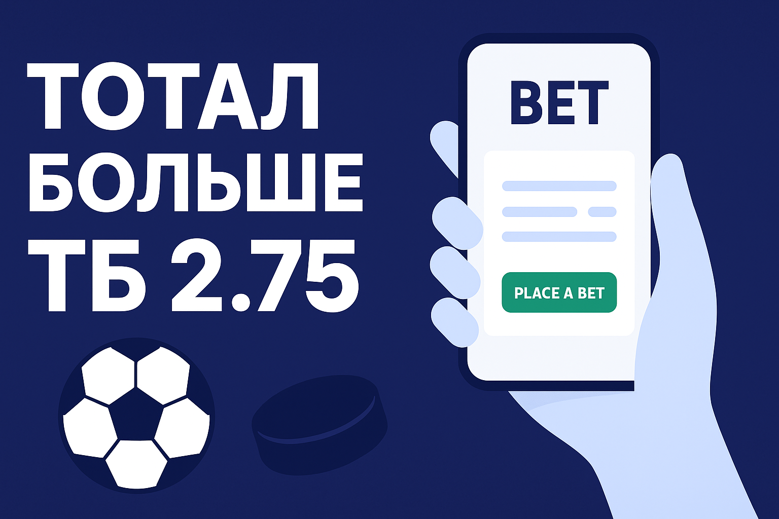 ТБ 2.75: что значит тотал больше 2.75