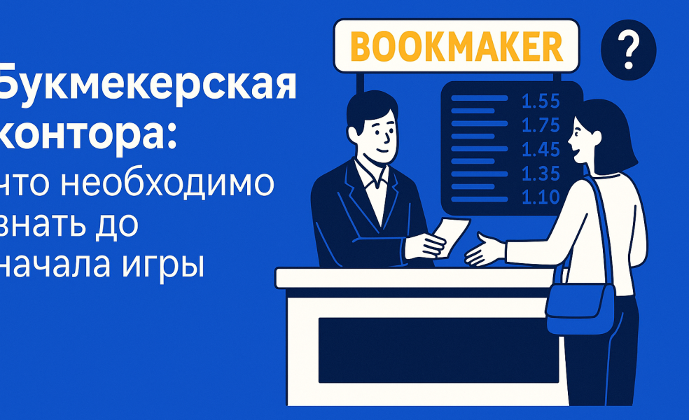 Букмекерская контора: что необходимо знать до начала игры