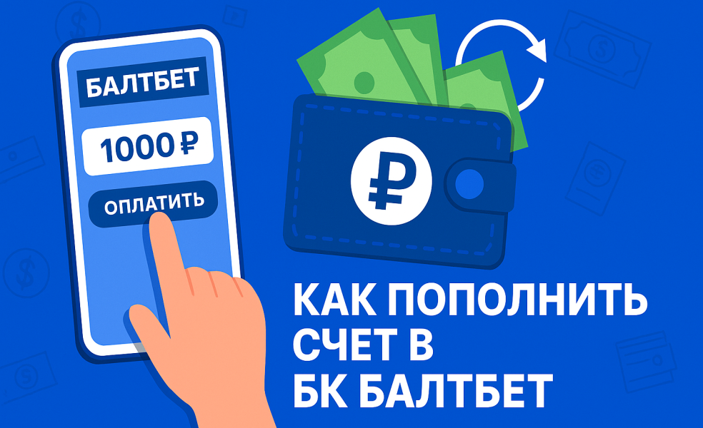 Балтбет: как пополнить счет в БК — пошаговая инструкция и лимиты