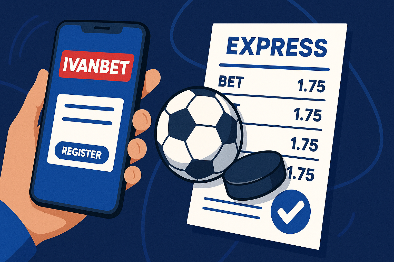 Экспресс в БК Ivanbet (Pin-up): как делать ставки на спорт