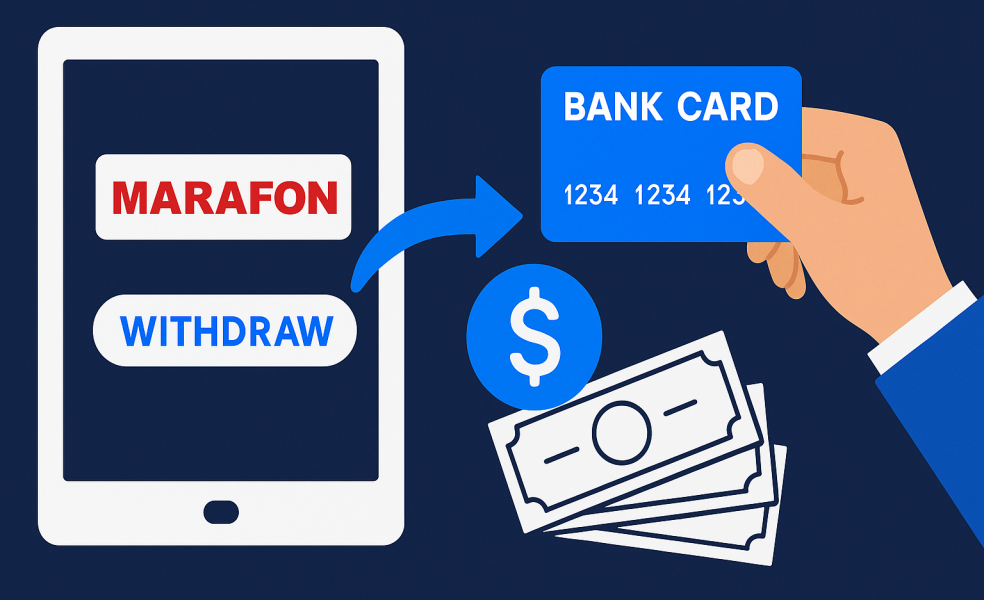 Вывод средств в БК Марафон: как вывести деньги