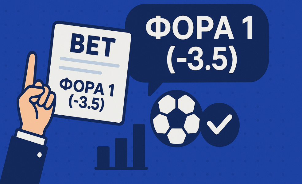 Как работает ставка Фора 1 (-3.5): краткое руководство