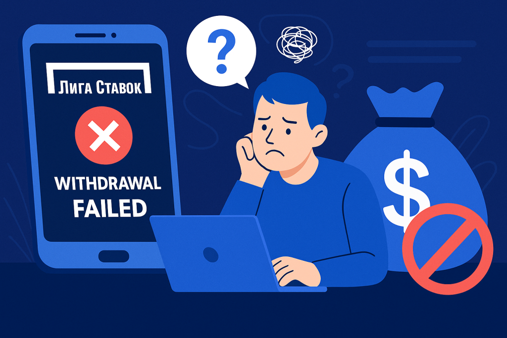 Почему БК Лига Ставок не выводит деньги