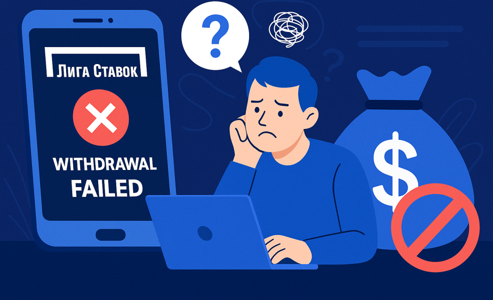 Почему БК Лига Ставок не выводит деньги