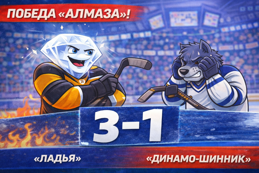 «Алмаз» наконец выиграл над «Динамо-Шинником»