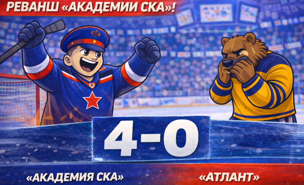 «Академия СКА» всухую обыграла «Атлант»