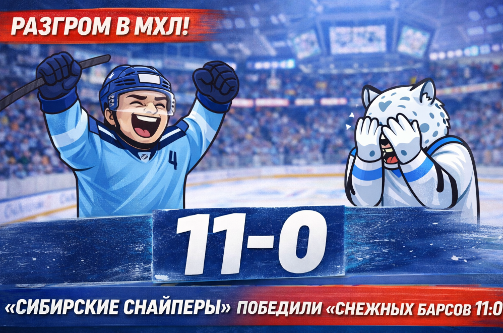 «Сибирские Снайперы» разгромили «Снежных Барсов»