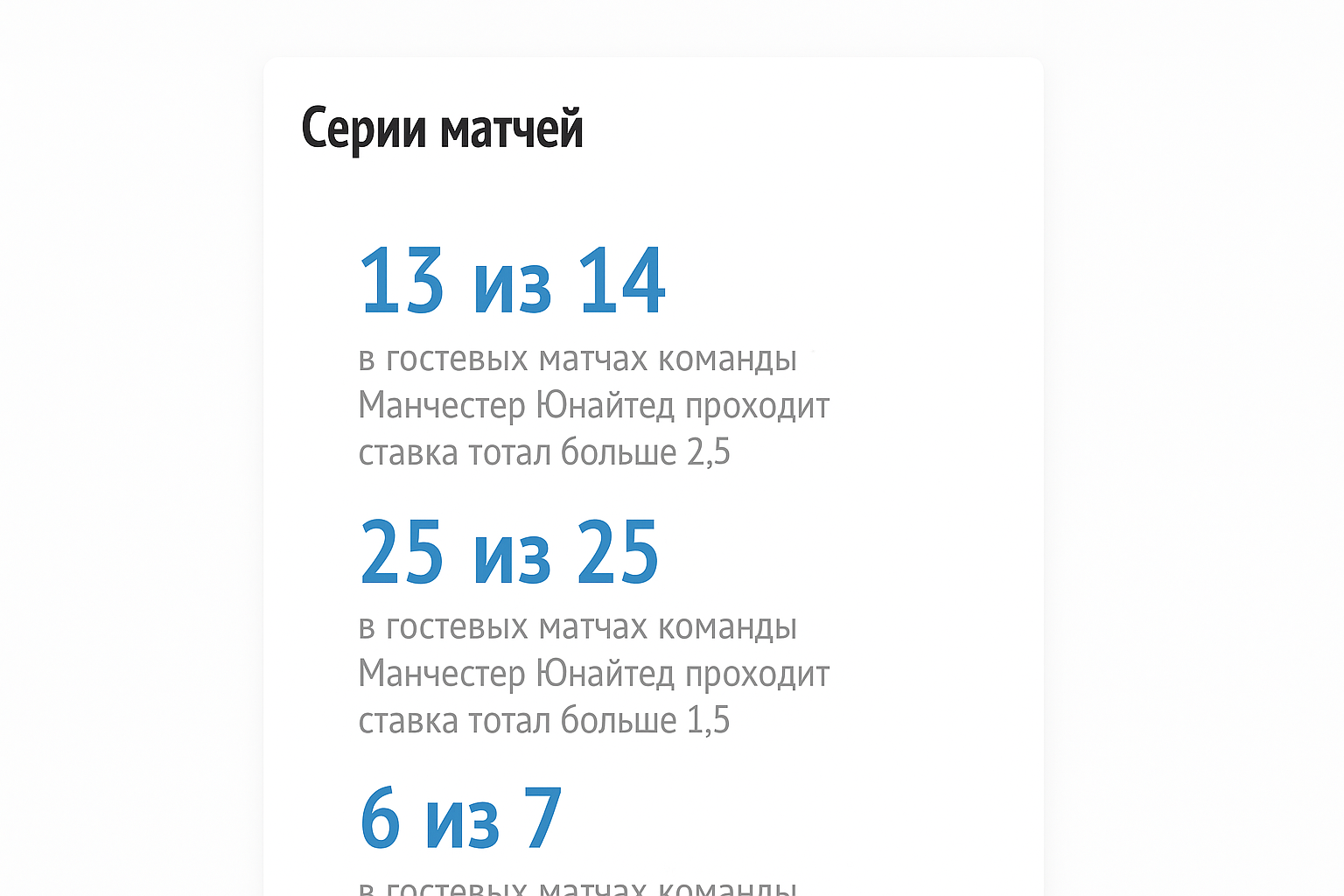 Футбольная статистика тоталов: как читать и применять Футбольная статистика тоталов: как читать и применять