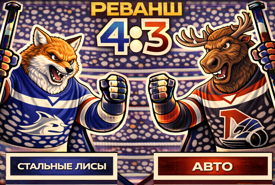 «Стальные Лисы» вытащили матч с «Авто»