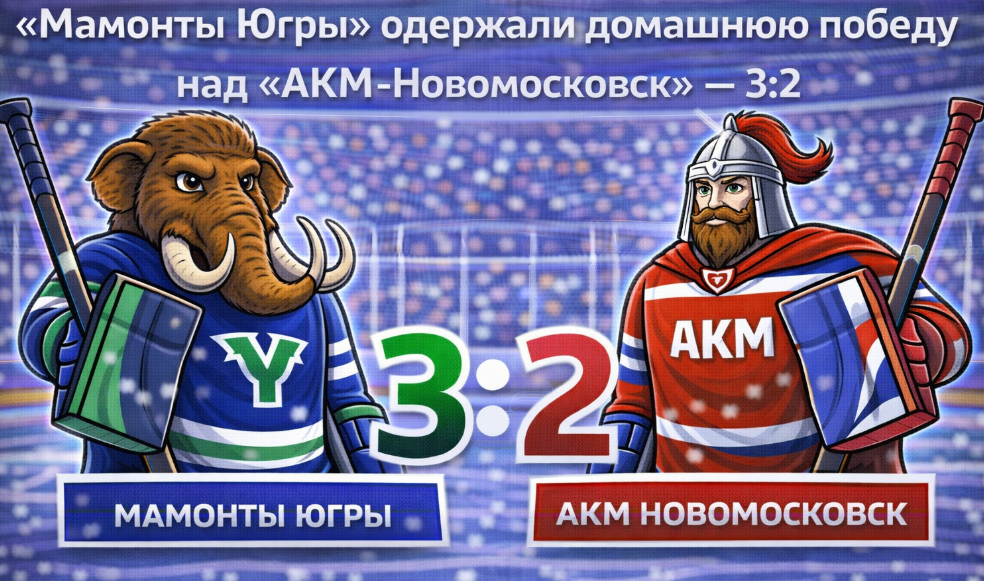 «Мамонты Югры» дожали «АКМ-Новомосковск»