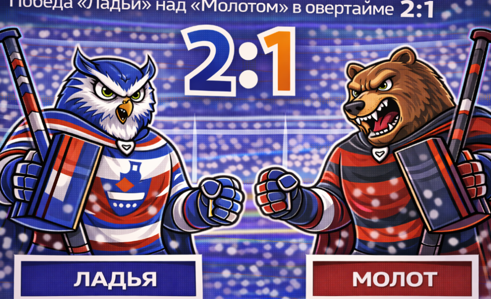 «Ладья» дожала «Молот» в овертайме и укрепила лидерство