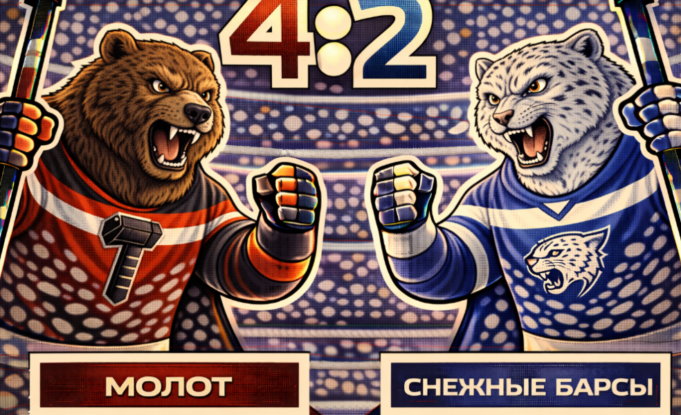 Дубль Спиридонова принёс «Молоту» победу