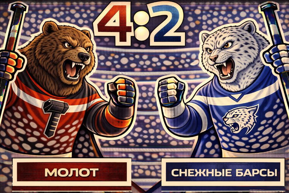 Дубль Спиридонова принёс «Молоту» победу