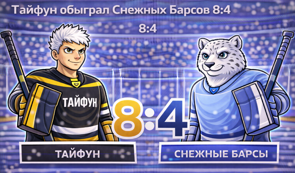 «Тайфун» и «Снежные Барсы» выдали результативный матч во Владивостоке
