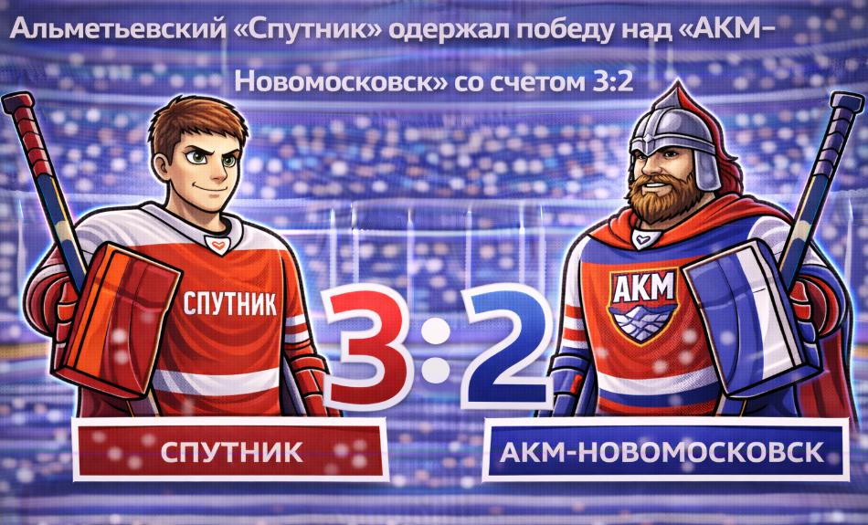 «Спутник» дожал «АКМ-Новомосковск» в напряжённом матче