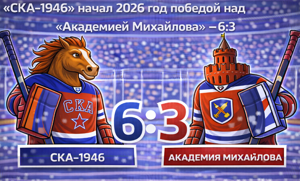 «СКА-1946» уверенно разобрался с «Академией Михайлова»