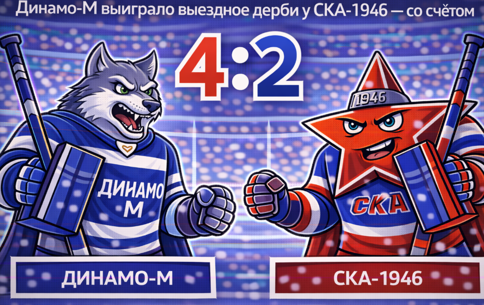 Московское Динамо одержало волевую победу над СКА-1946