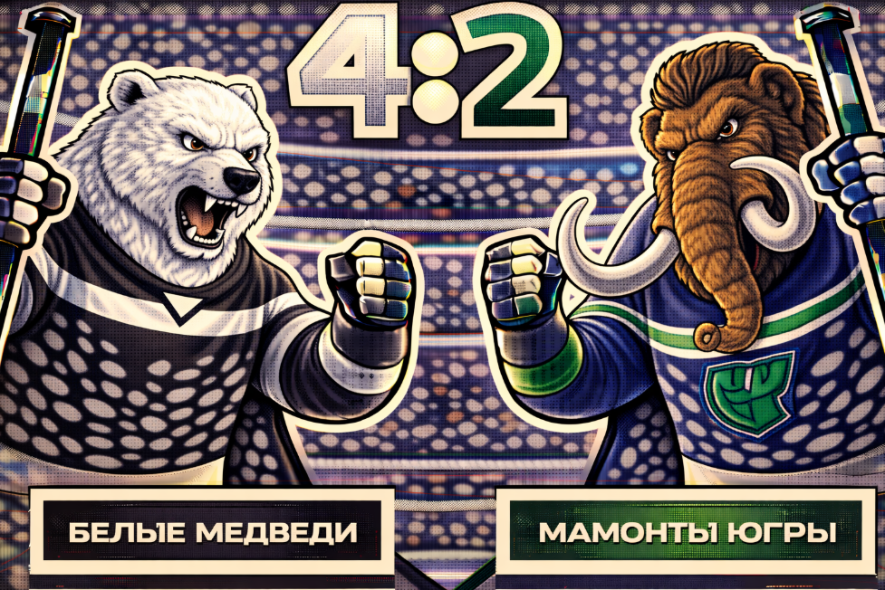 Дубль Козырских помог «Белым Медведям»
