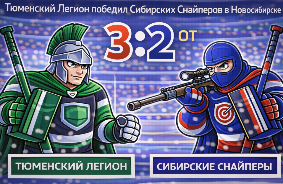 Тюменский Легион в овертайме обыграл Сибирских Снайперов