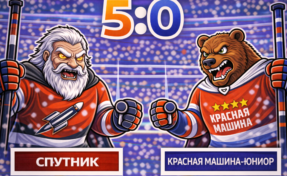 «Спутник» уверенно разобрался с «Красной Машиной-Юниор»