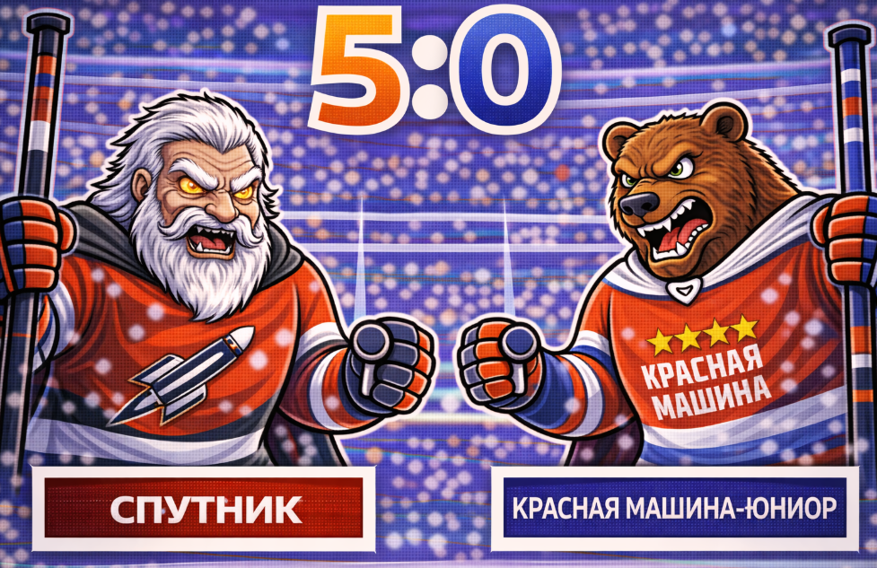 «Спутник» уверенно разобрался с «Красной Машиной-Юниор»