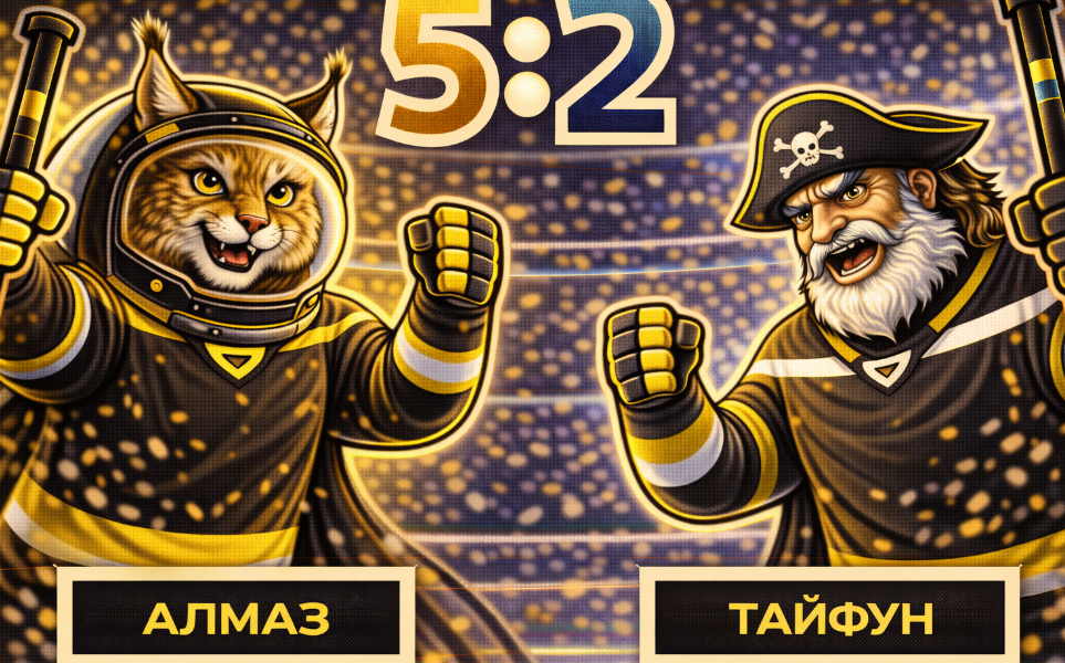 Перминов решил исход матча «Алмаза» с «Тайфуном»