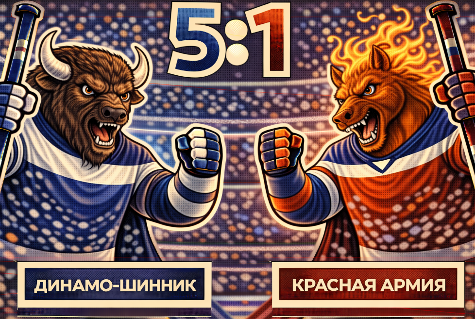 «Динамо-Шинник» разгромил «Красную Армию»