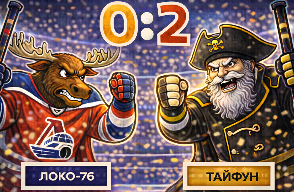 «Тайфун» остановил победный ход «Локо»