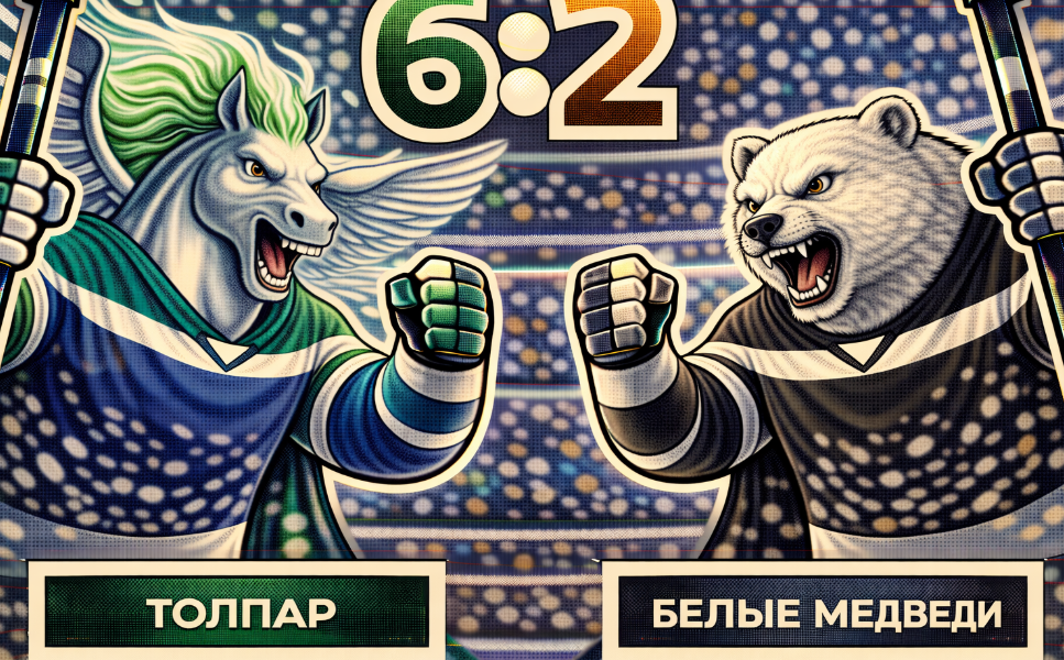 «Толпар» разгромил «Белых Медведей»