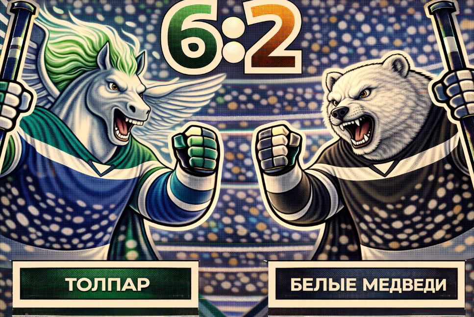 «Толпар» разгромил «Белых Медведей»