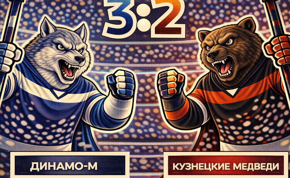 Московское «Динамо» дожало «Кузнецких Медведей»