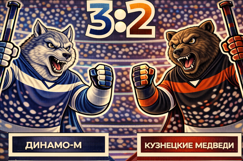 Московское «Динамо» дожало «Кузнецких Медведей»