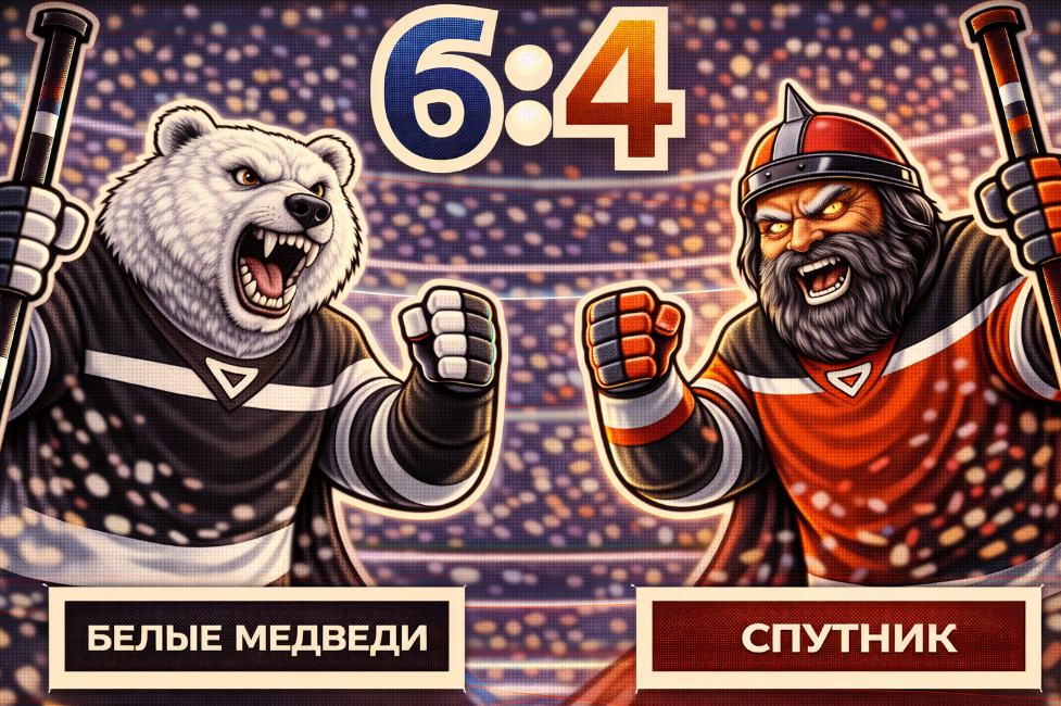 «Белые Медведи» увезли победу из Альметьевска