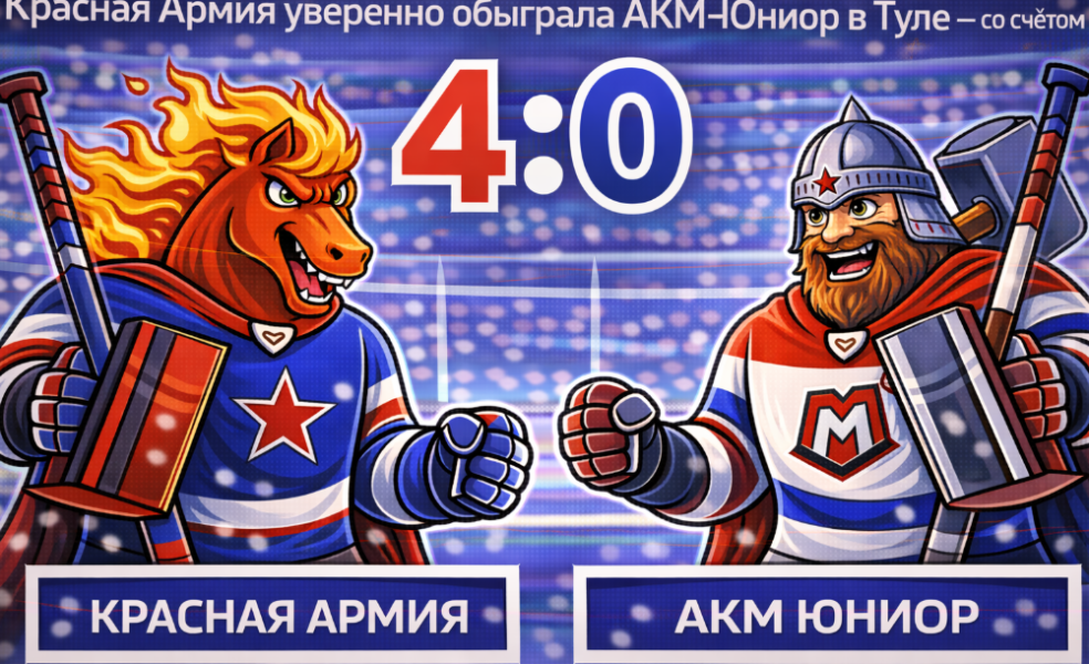 «Красная Армия» не оставила шансов «АКМ-Юниор»