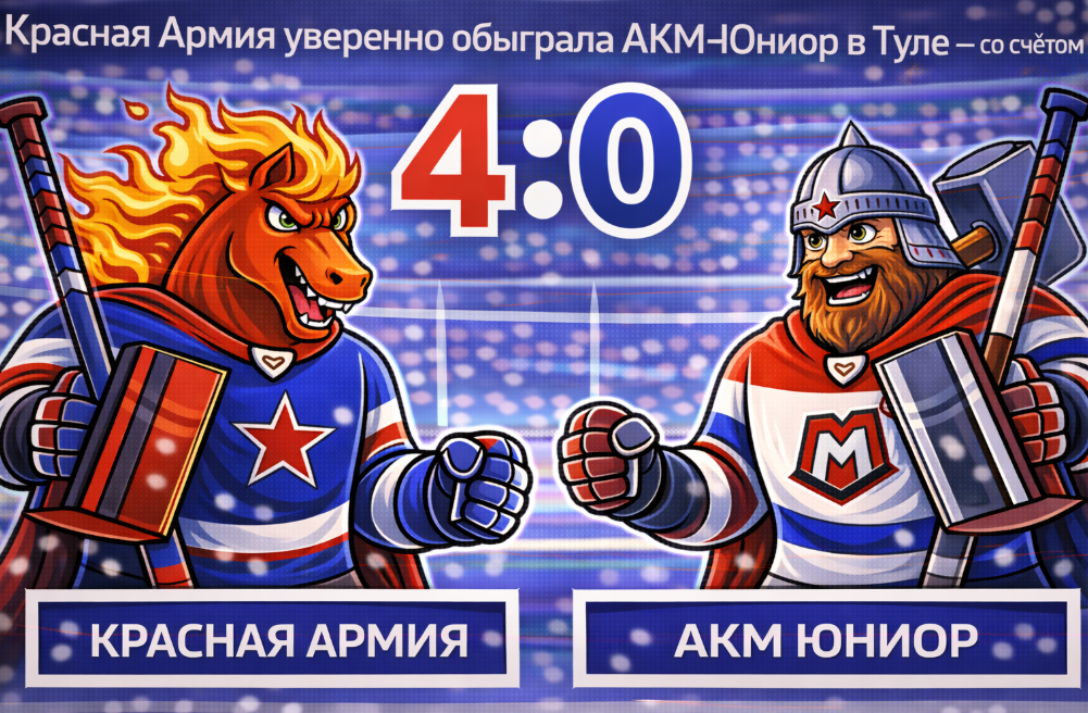 «Красная Армия» не оставила шансов «АКМ-Юниор»