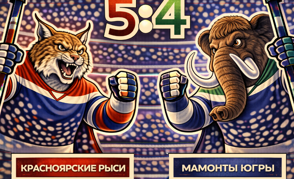 «Красноярские Рыси» вырвали победу у «Мамонтов Югры»