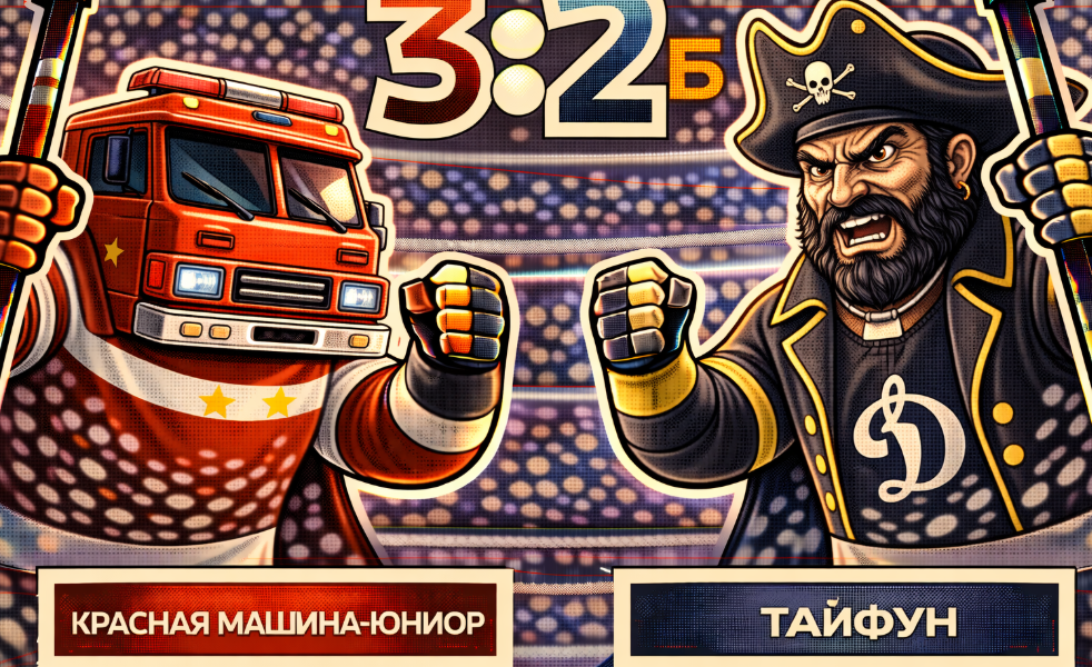 «Красная Машина-Юниор» вытащила матч с «Тайфуном»