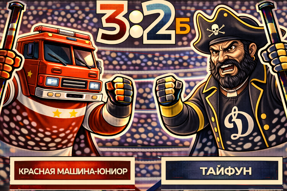 «Красная Машина-Юниор» вытащила матч с «Тайфуном»