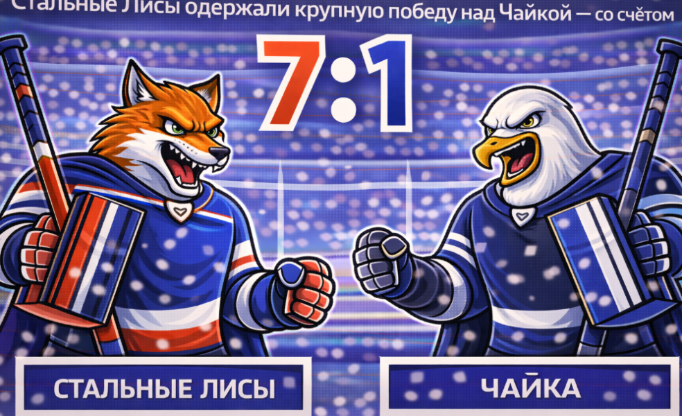 «Стальные Лисы» учинили разгром «Чайке»