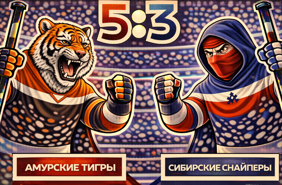«Амурские Тигры» уверенно разобрались со «Снайперами»