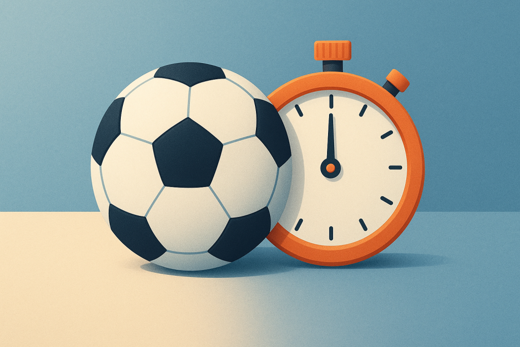 Сколько длится футбольный матч и сколько таймов