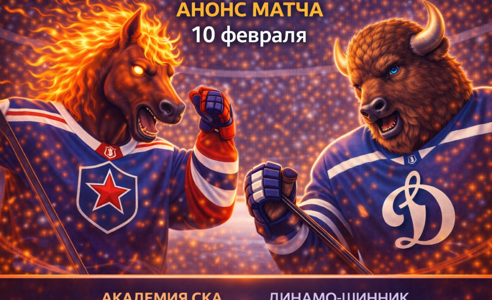 Академия СКА – Динамо-Шинник: анонс матча 10 февраля
