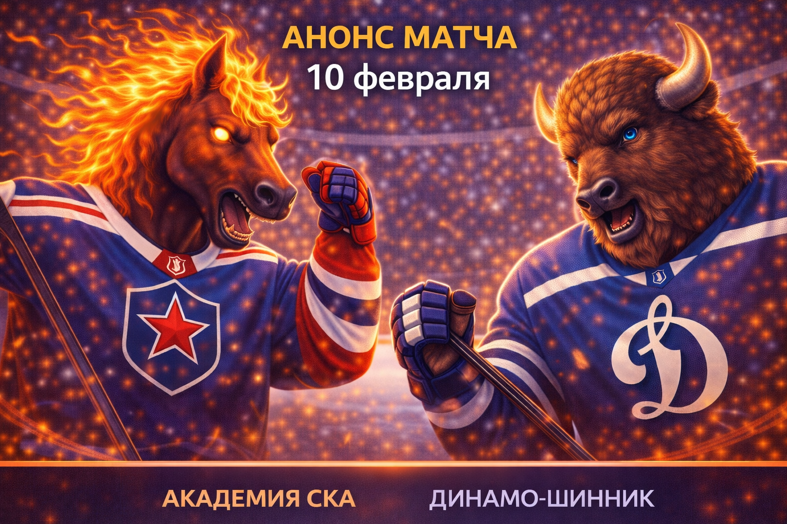 Академия СКА – Динамо-Шинник: анонс матча 10 февраля