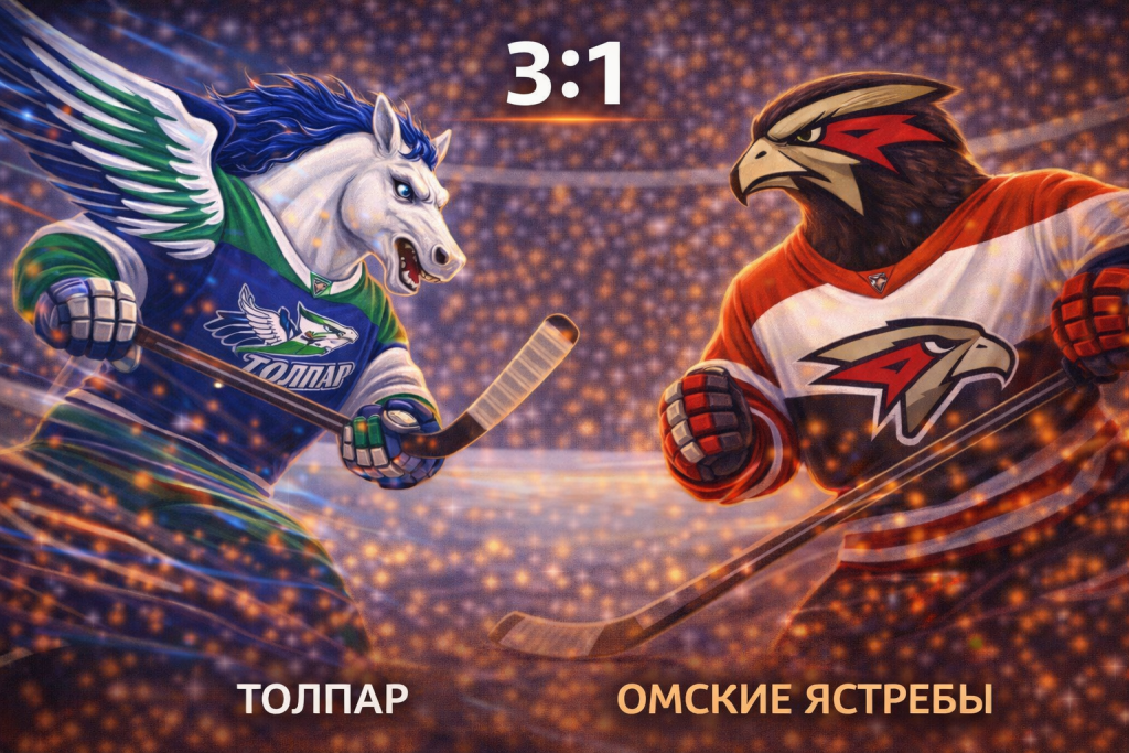 Толпар взял реванш у Омских Ястребов