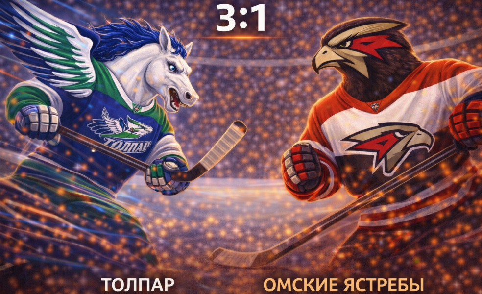 Толпар взял реванш у Омских Ястребов