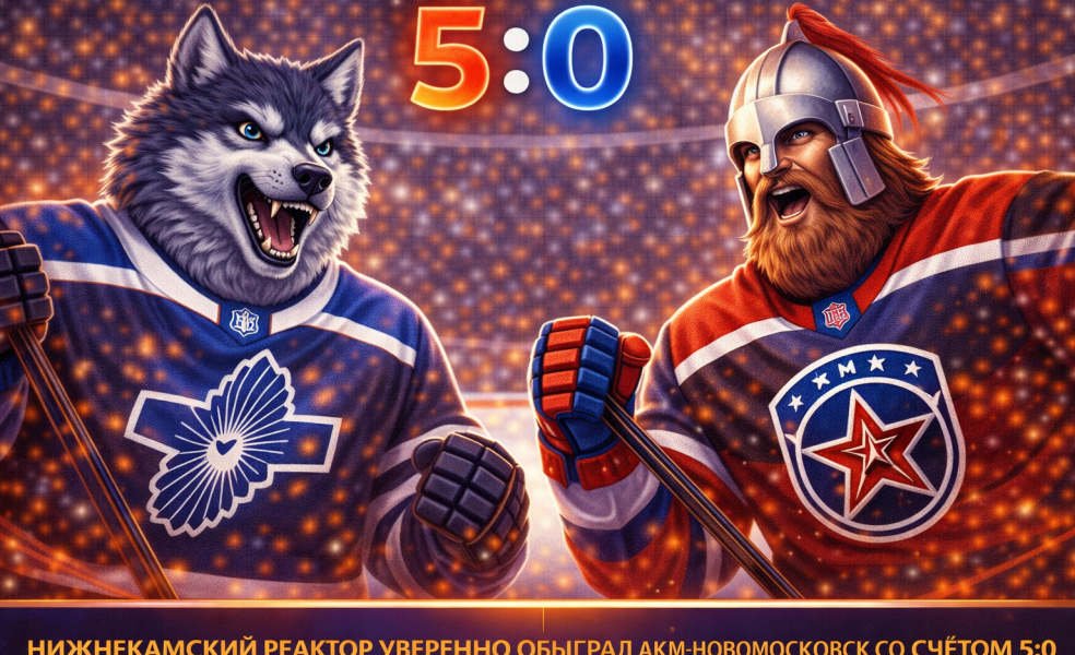 Реактор разгромил АКМ-Новомосковск в выездном матче