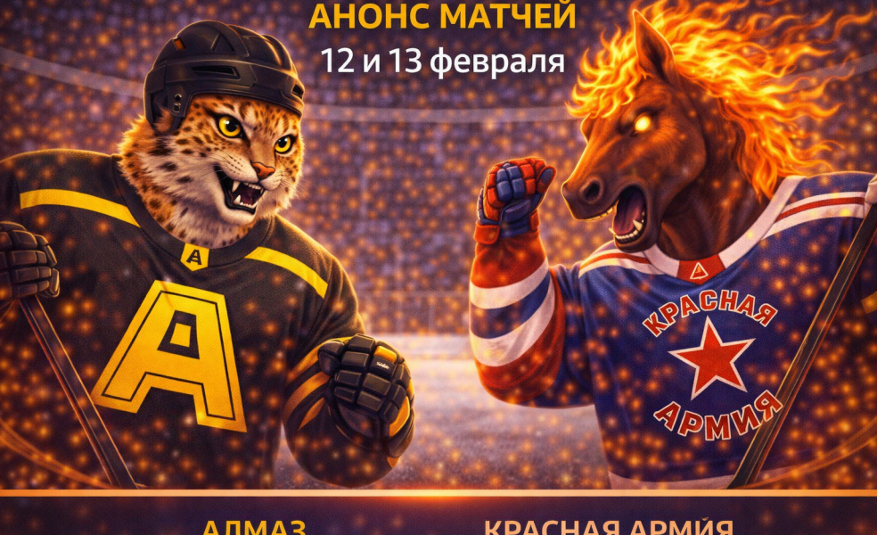 Алмаз – Красная Армия: анонс матчей 12 и 13 февраля