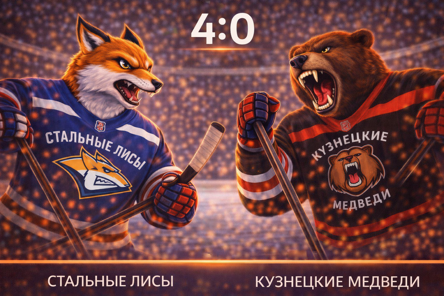 Стальные Лисы вновь обыграли Кузнецких Медведей